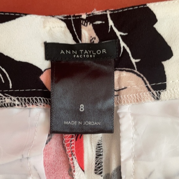 Floral print Ann Taylor Factory pants - Picture 4 of 5